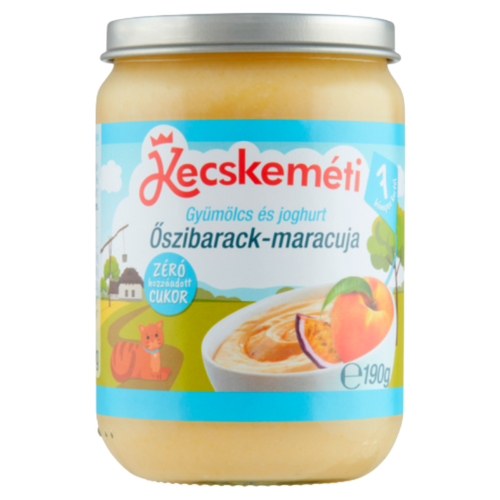 Kecskeméti bébiétel öszibarack-maracuja-gyümölcs-joghurt 190g
