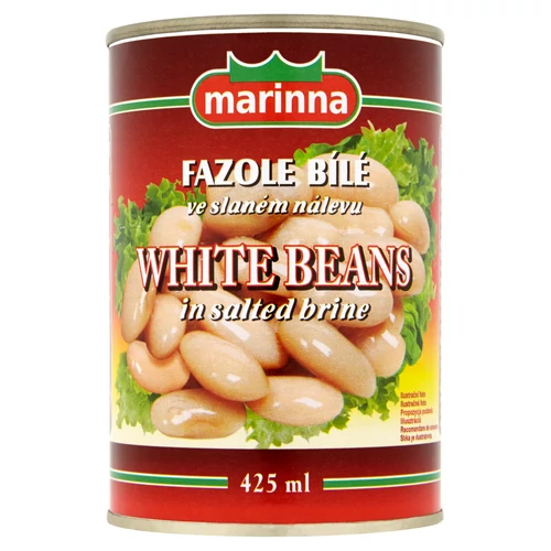 Marinna Fehérbab 400g Sós lében