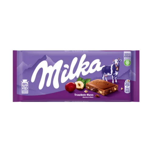 Milka 100g mazsola-mogyorós