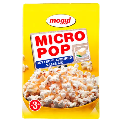 Mogyi micro pop Vaj 3x100g