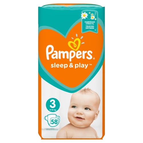 Pampers Sleep&amp;Play 6-10kg 58db