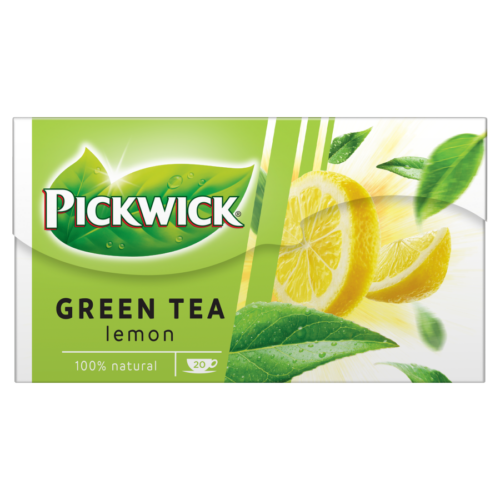 Pickwick Zöld tea 20x2g citrommal
