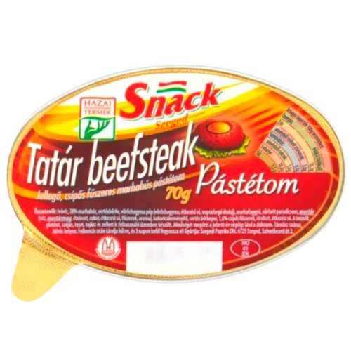 Szegedi Snack 75g Tatár beefsteak pástétom