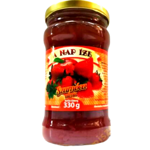 NAP ÍZE 330g dzsem szamóca-alma ízű csökkentett cukorral
