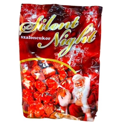 Szaloncukor 350g konyakmeggy ízü étcsokoládés (Silent Night)
