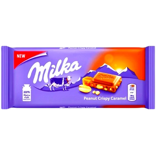 Milka 90g Peanut Crisp