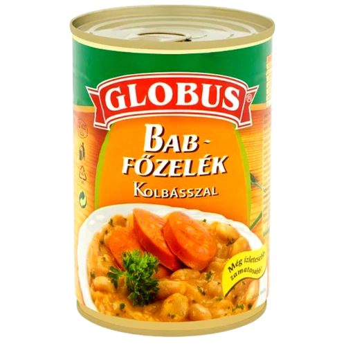 Globus babfőzelék kolbásszal 400g