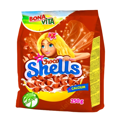 BonaVita ChocoShells reggelizö pehely 250g