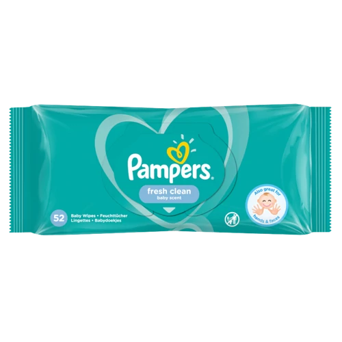 Pampers törlőkendő 52db Fresh Clean