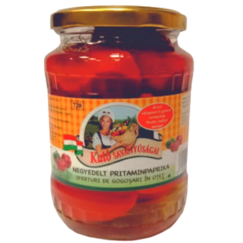 Téglási negyedelt pritamin paprika 720ml