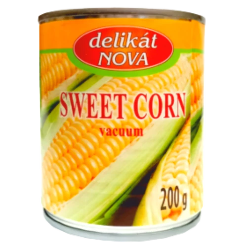 Delikát Nova csemegekukorica,édes 247ml 200g/165g