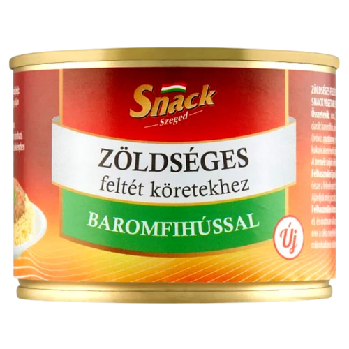 Szegedi Snack zöldséges feltét köretekhez baromfihússal 200g