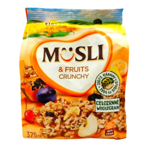 Bona Vita Crunchy müzli gyümölccsel 375g