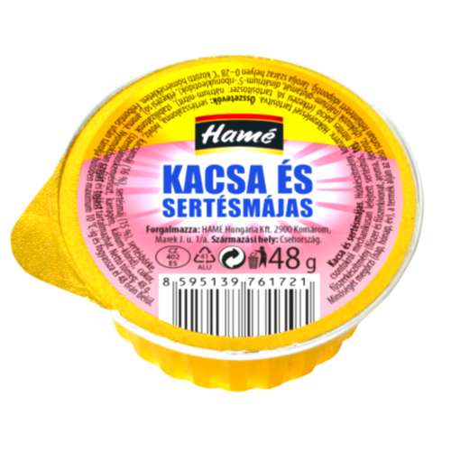 Hamé kacsa és sertésmájas 48g