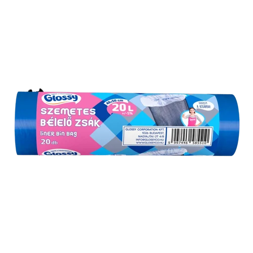 Glossy bélelő zsák 20l (20db/cs)