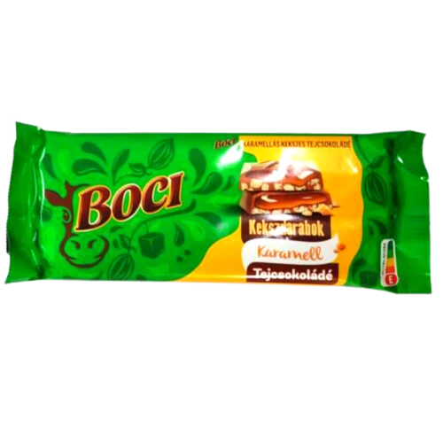 Boci 87g Kekszes-karamellás tejcsoki