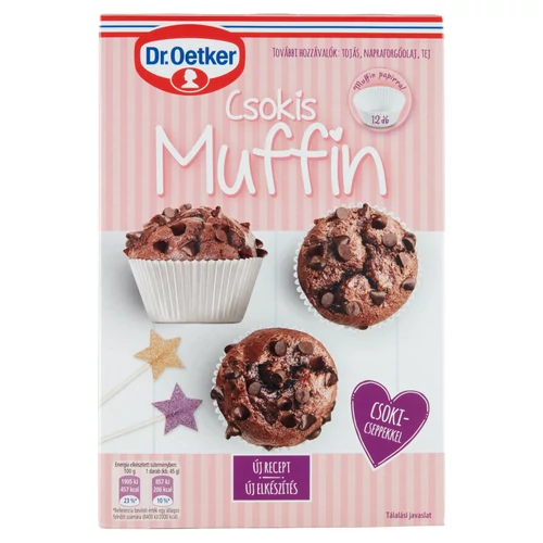 Dr.Oetker Csokoládés muffin 345g