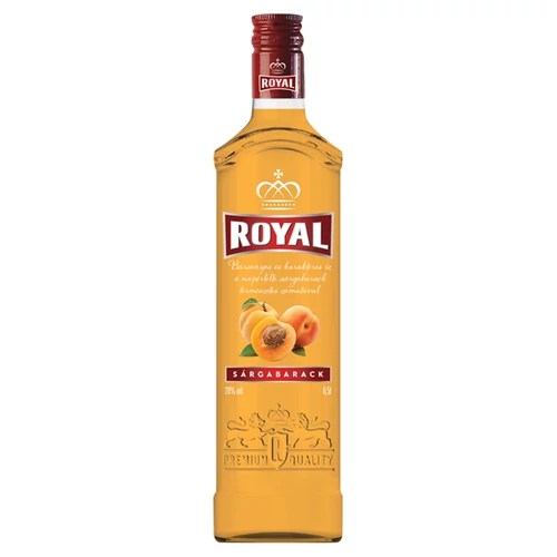 Royal sárgabarack likőr 0,5l (28%)