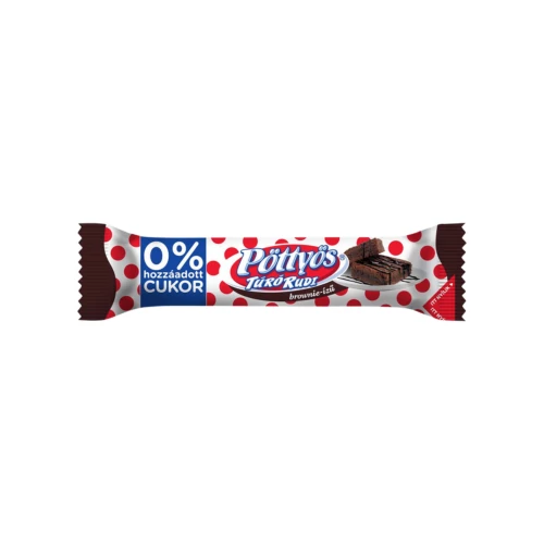 Pöttyös Túró Rudi Brownie ízű 0%+cukor 35g