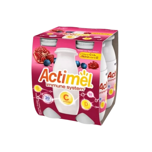 Actimel joghurtital 4x100g Gránátalma-Áfonya 