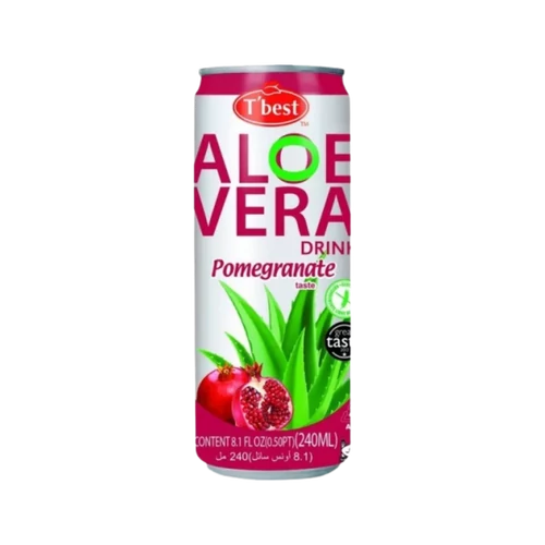 Aloe Vera rostos gyümölcsital 240ml Gránátalma DRS