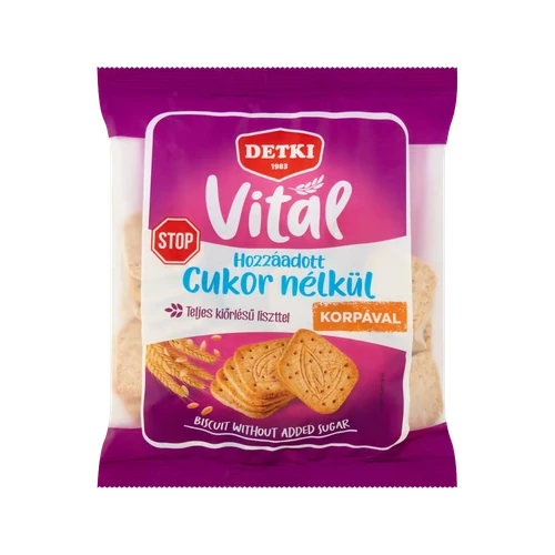 Detki Cukor Stop háztartási keksz 180g 18db/#