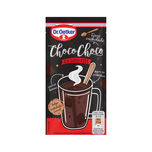 Dr.Oetker Choco-choco forrócsoki 32g Étcsokis 30/#