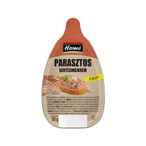HAMÉ Parasztos sertésmájkrém 105g AI