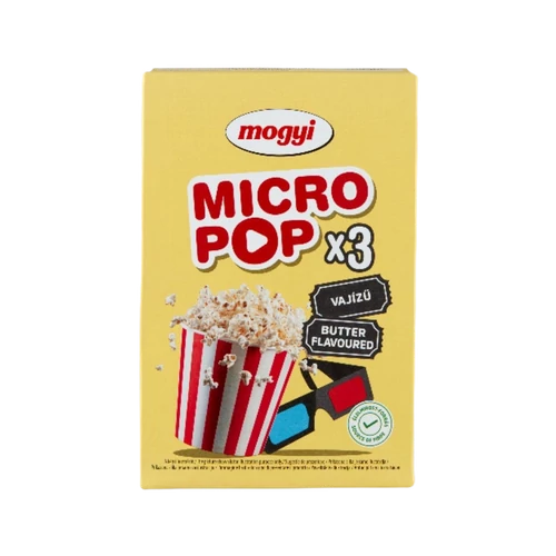 Mogyi micro pop Vaj 3x100g