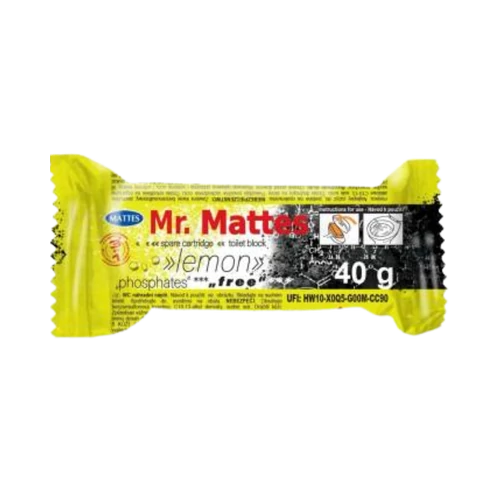 Mr. Mattes 3in1 WC-rúd 40g Lemon utt.