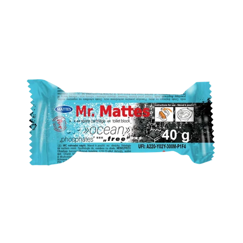 Mr. Mattes 3in1 WC-rúd 40g Sea utt.