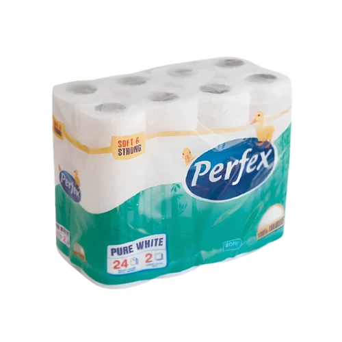 Perfex Toalettpapír 24 tek. 2rtg. Boni (zöld)