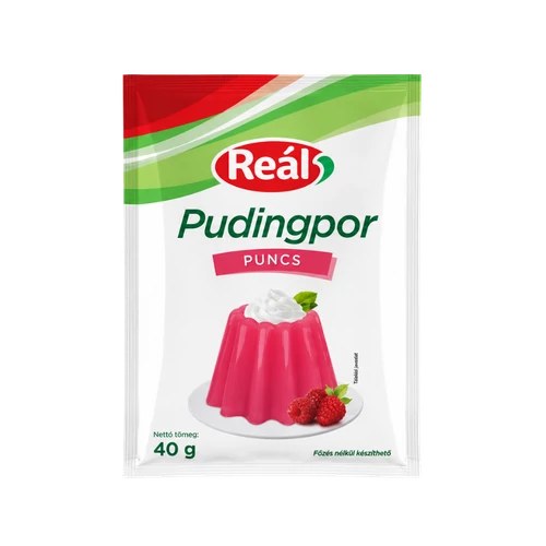 Reál pudingpor 40g puncs  20db/#