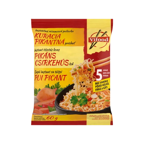 Vifood instant leves 60g pikáns Csirkehús ízű