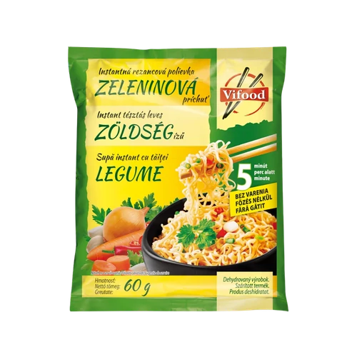 Vifood instant leves 60g Zöldség ízű
