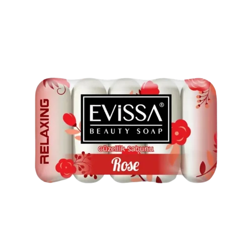 Evissa szappan 5x55g Rózsa