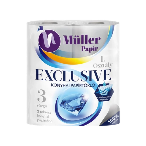 Müller Exclusive kéztörlő 2 tek. 3rtg.