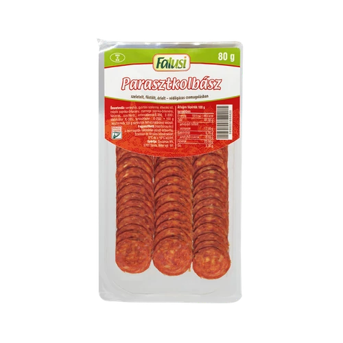 Falusi parasztkolbász szeletelt 80g VG