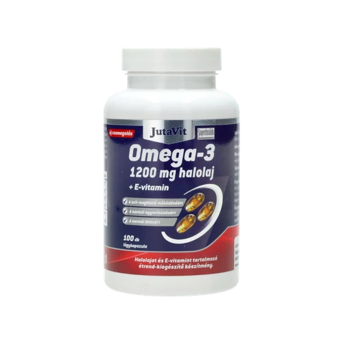 JutaVit Omega-3 halolaj+E vitamin 1200mg