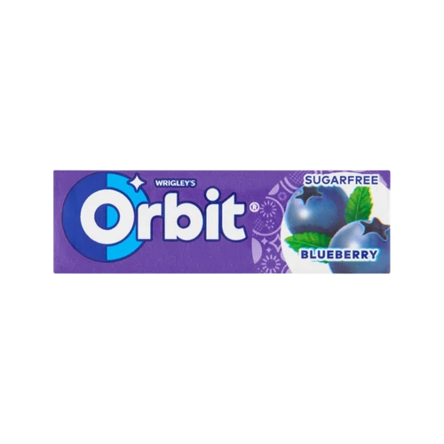 Orbit Blueberry drazsérágó 14g
