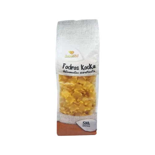 Love Diet tészta 500g fodros kocka gluténmentes