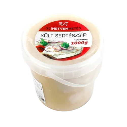 Hetvenhetes sült zsír 1kg vödrös