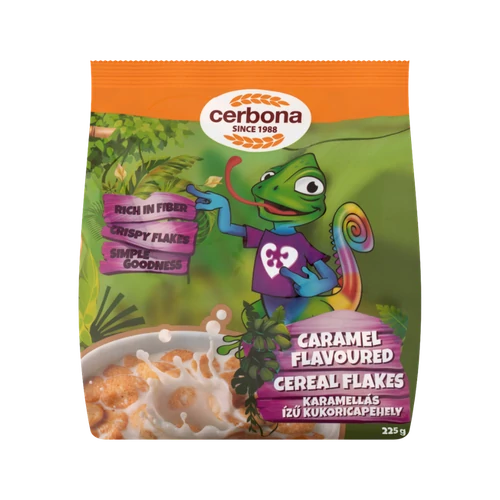 Cerbona karamellás kukoricapehely 225g