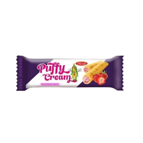 Puffy eper krémmel töltött kukoricarúd 18g gluténmentes