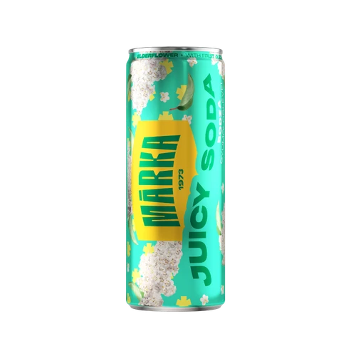 Márka 250ml Juicy Soda Bodza DRS