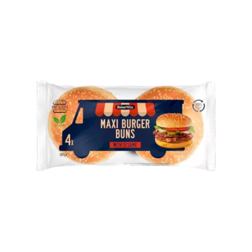BVILLE hamburger 4 zsemle szezámmaggal 300g