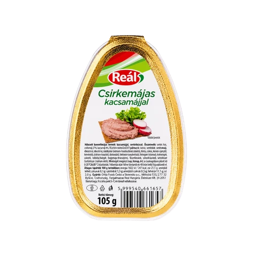 Reál csirkemáj kacsamájjal 105g