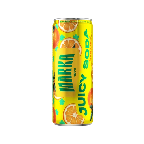Márka 250ml Juicy Soda Narancs DRS