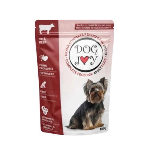 Dog Joy kutyaeledel 100g marha ízű pouch