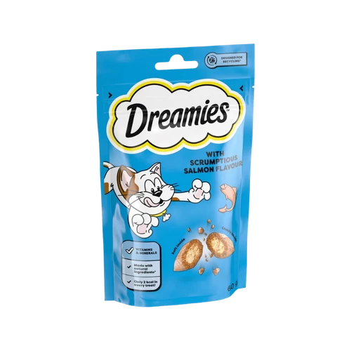 Dreamies jutalomfalat 60g Lazac